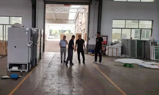 中國制冷及冷鏈展會組委會走進商用冷柜基地--常山